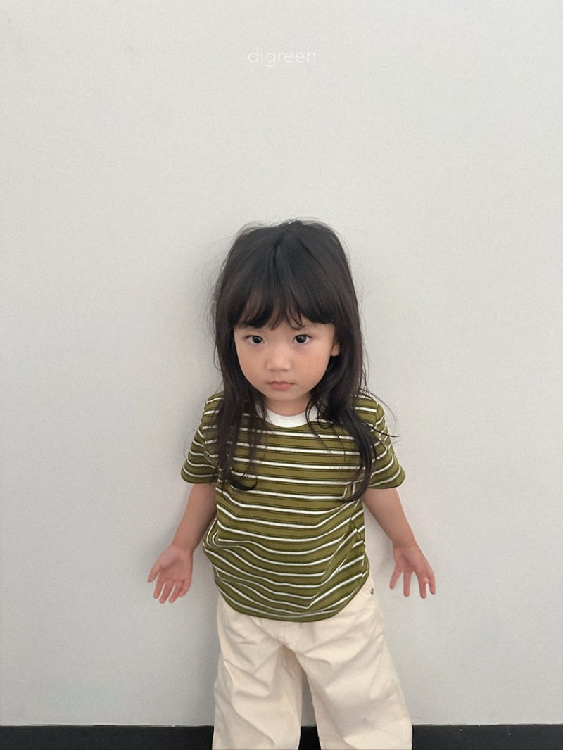 Digreen - Korean Children Fashion - #prettylittlegirls - Loopy Short Sleeve Tee - 8