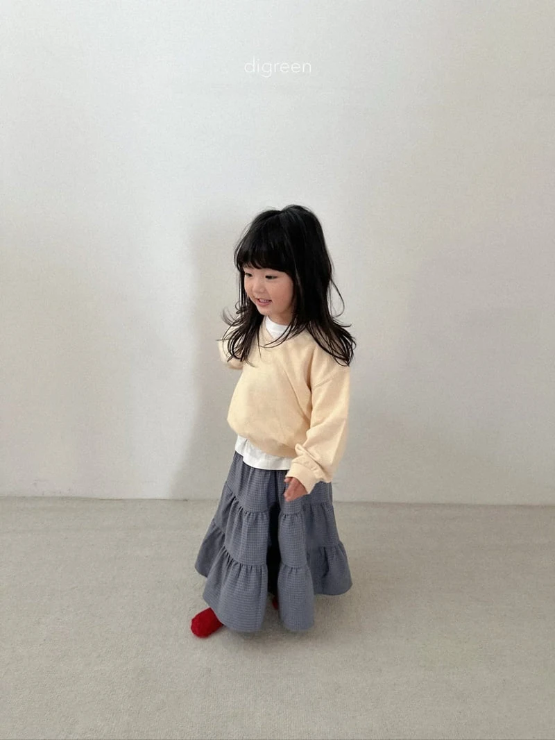 Digreen - Korean Children Fashion - #prettylittlegirls - Check Tiered Skirt - 11