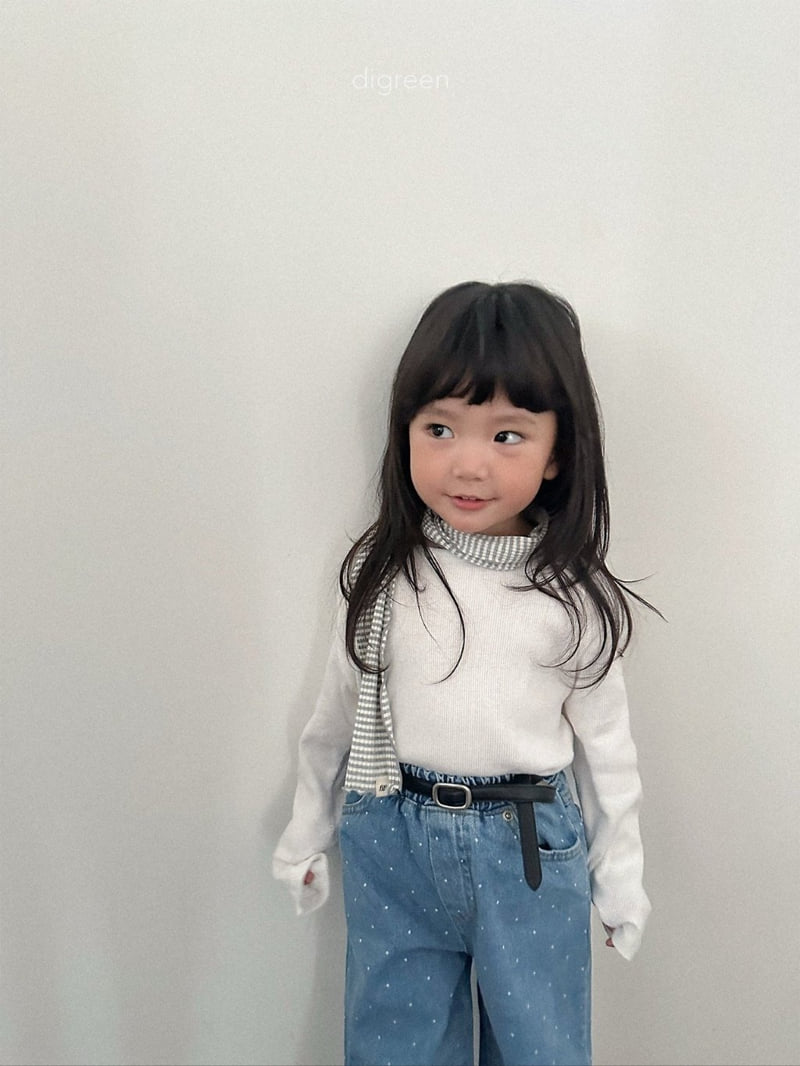 Digreen - Korean Children Fashion - #prettylittlegirls - Hug Ribbed Tee - 10