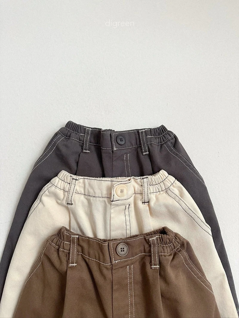 Digreen - Korean Children Fashion - #prettylittlegirls - Stitch Bermuda Pants - 3