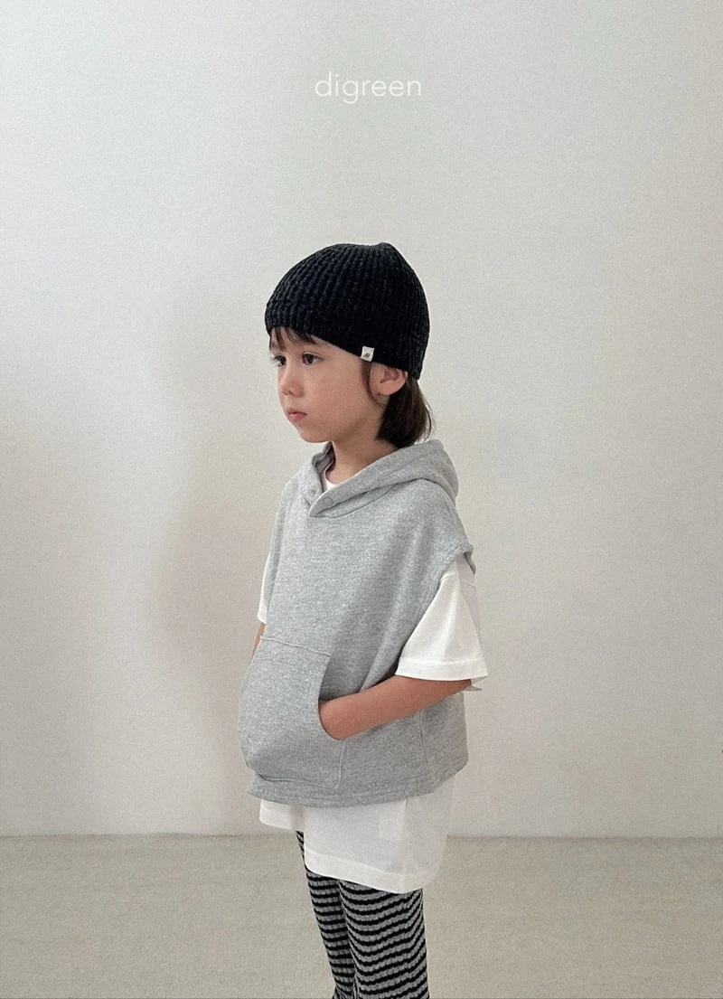 Digreen - Korean Children Fashion - #prettylittlegirls - Woody Hooded Vest - 12