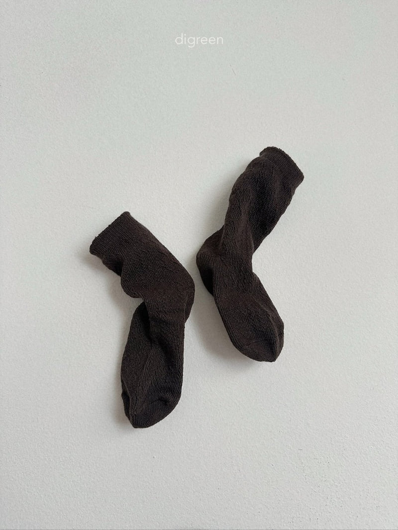 Digreen - Korean Children Fashion - #stylishchildhood - Eyelet Socks - 5