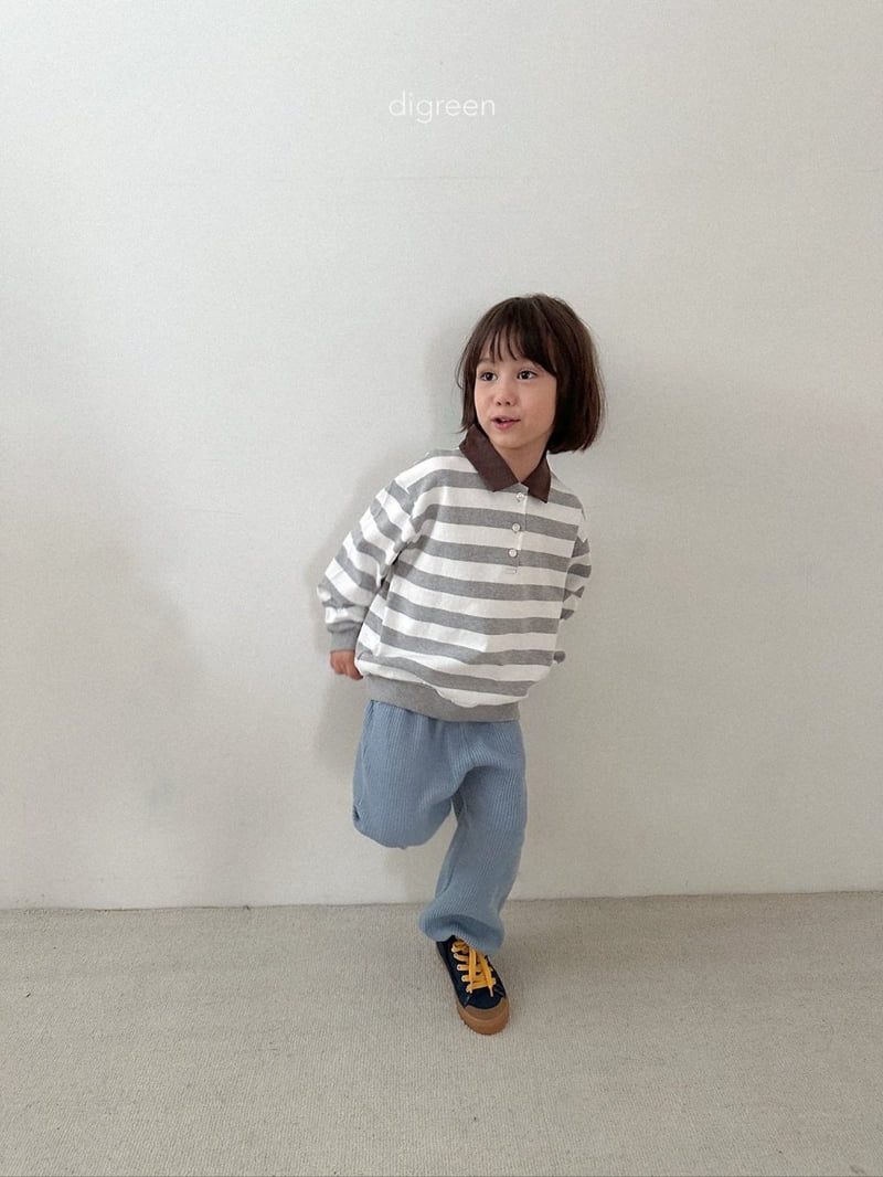 Digreen - Korean Children Fashion - #todddlerfashion - Flat Waffle Pants - 10