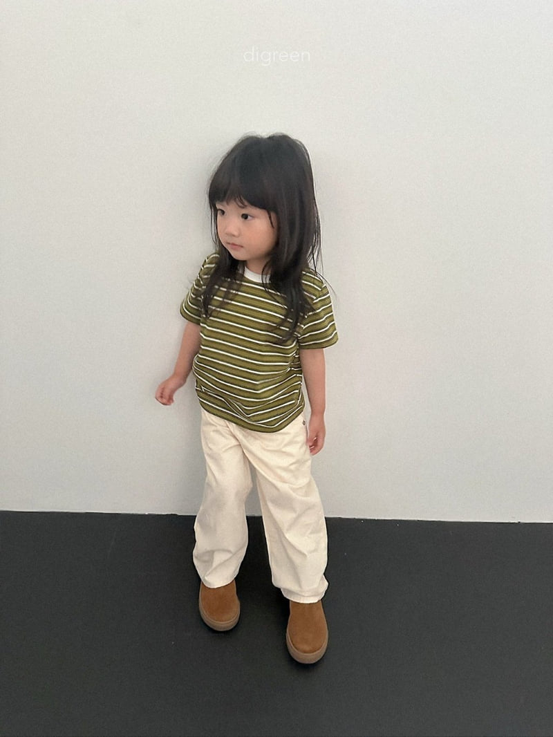 Digreen - Korean Children Fashion - #todddlerfashion - Loopy Short Sleeve Tee - 9