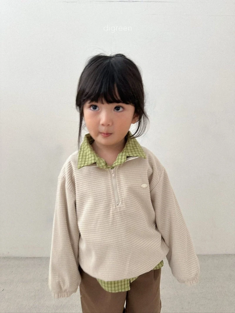 Digreen - Korean Children Fashion - #todddlerfashion - Picnic Check Shirt - 12