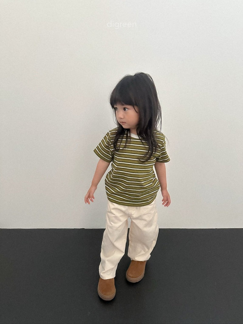 Digreen - Korean Children Fashion - #toddlerclothing - Loopy Short Sleeve Tee - 10