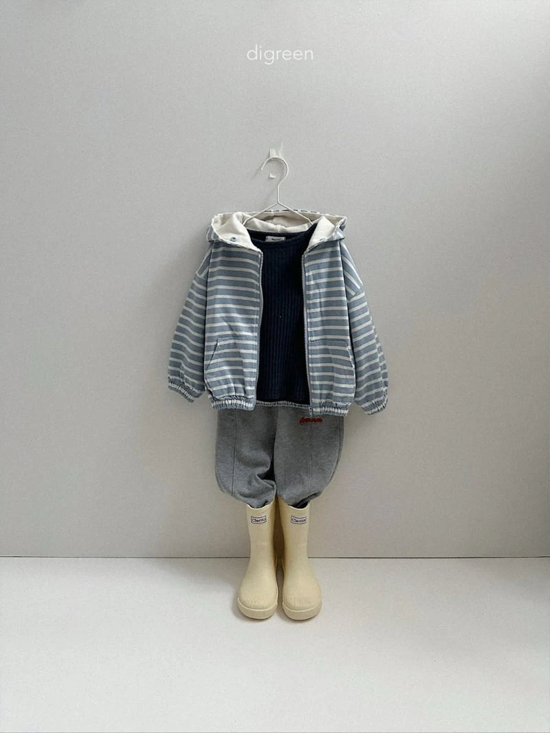 Digreen - Korean Children Fashion - #todddlerfashion - Bella Ribbed Tee - 4