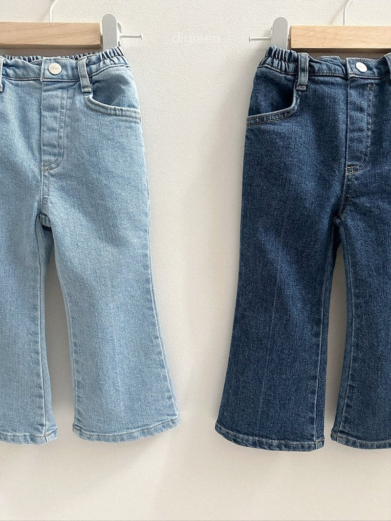 Digreen - Korean Children Fashion - #toddlerclothing - Bootcut Denim Pants - 3