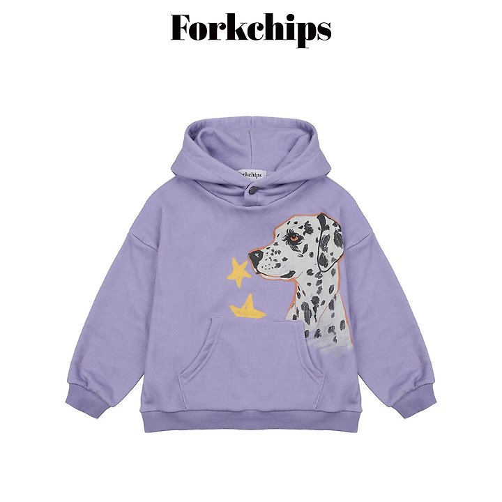 Fork Chips - Korean Children Fashion - #Kfashion4kids - Dalmatian Hoodie