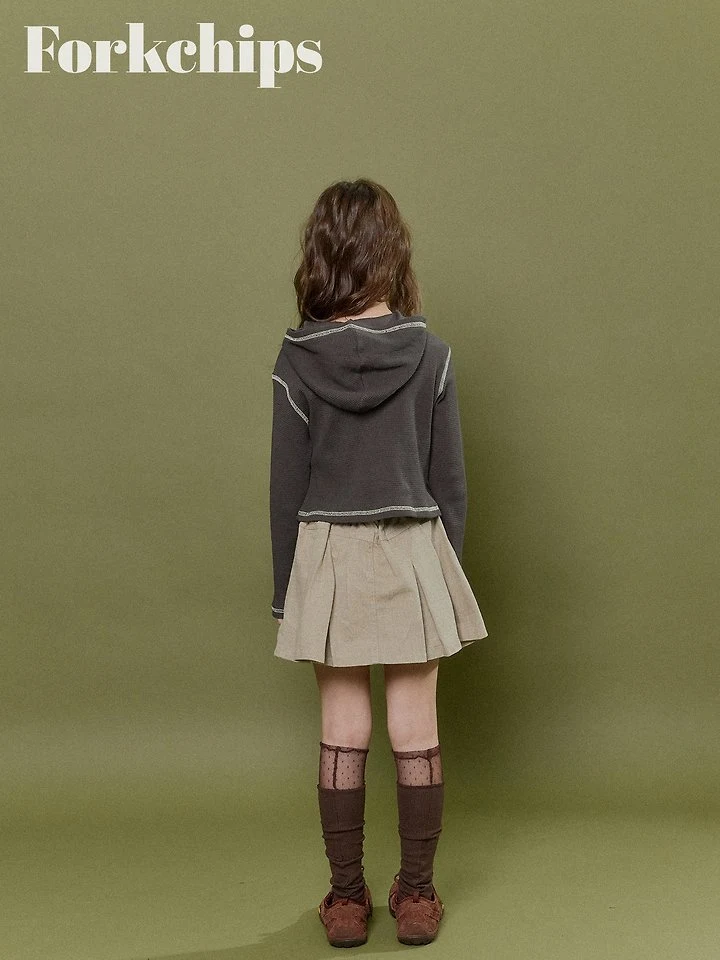 Fork Chips - Korean Children Fashion - #Kfashion4kids - Harbor Pleated Skirt - 11