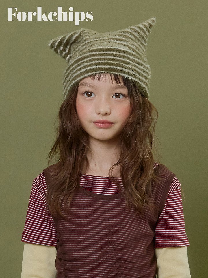 Fork Chips - Korean Children Fashion - #Kfashion4kids - Angora Horn Hat - 5
