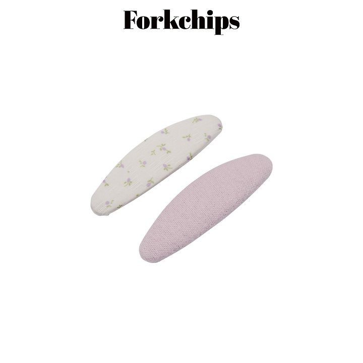 Fork Chips - Korean Children Fashion - #childofig - Lavender Hair Clip Set