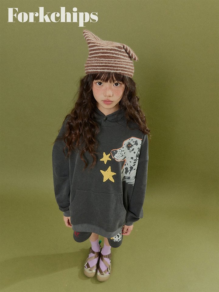 Fork Chips - Korean Children Fashion - #childofig - Dalmatian Hoodie - 7