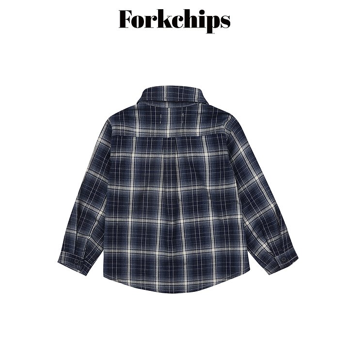 Fork Chips - Korean Children Fashion - #childofig - Sonic Check Shirt - 3