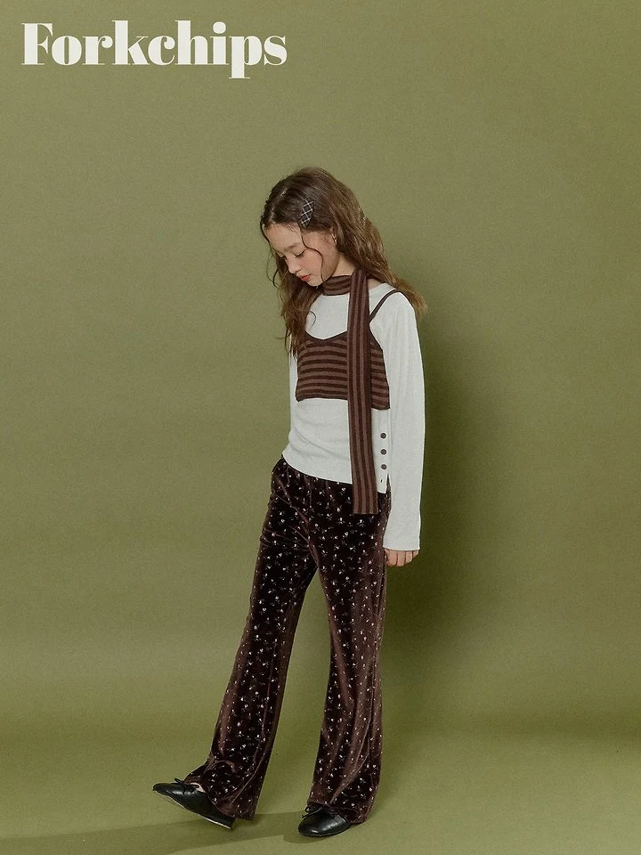 Fork Chips - Korean Children Fashion - #childofig - Cocoa Henley Tee - 10