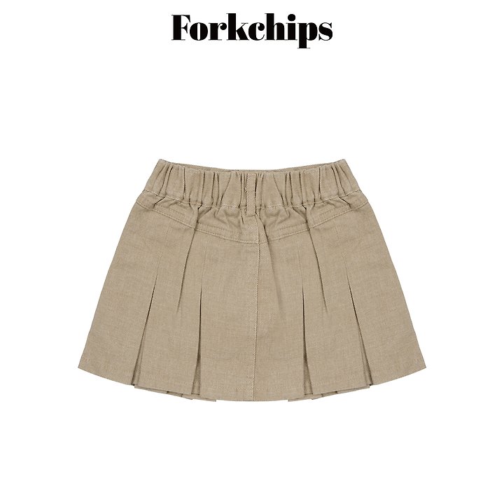 Fork Chips - Korean Children Fashion - #childofig - Harbor Pleated Skirt - 3