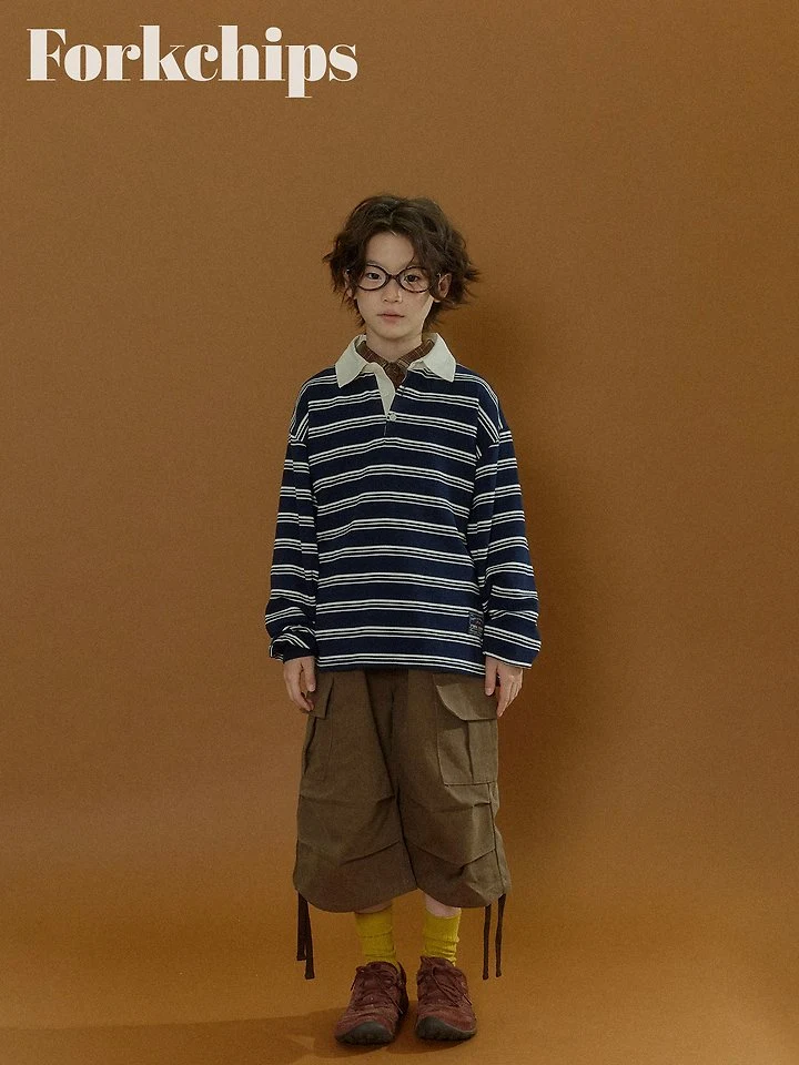 Fork Chips - Korean Children Fashion - #childofig - Flow Bermuda Pants - 12