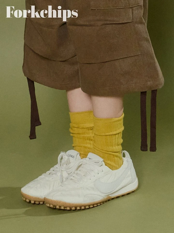 Fork Chips - Korean Children Fashion - #childrensboutique - Honey Socks Set - 8