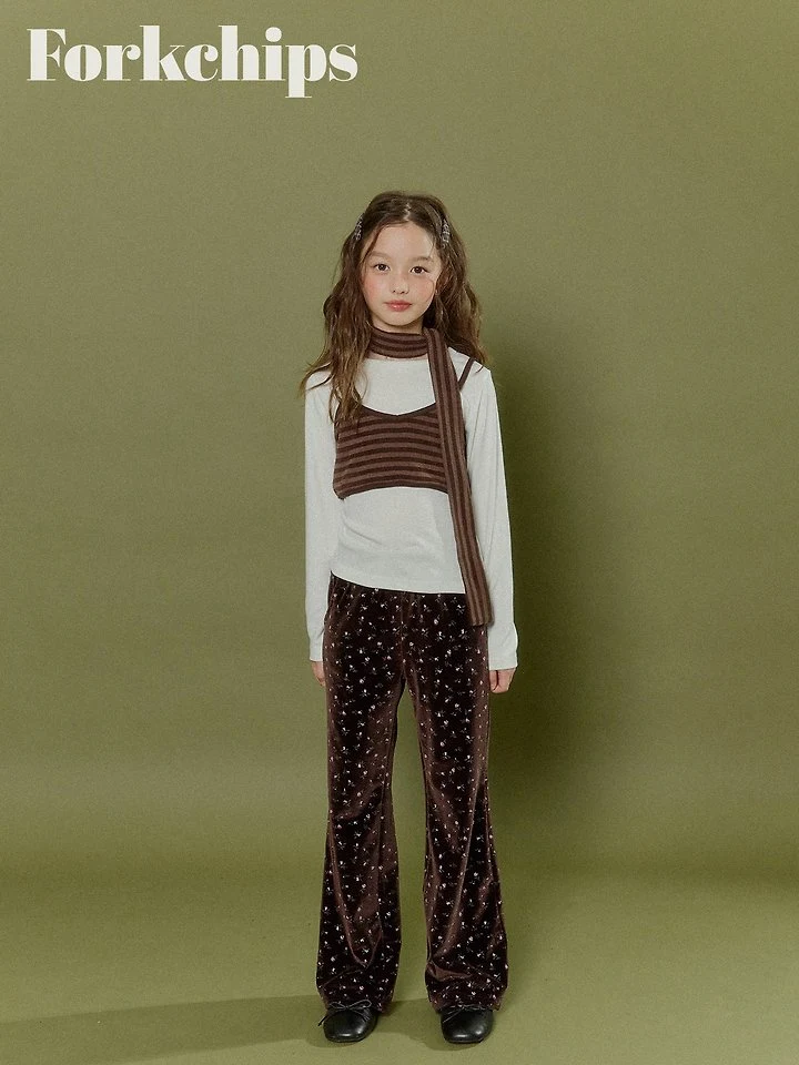 Fork Chips - Korean Children Fashion - #childrensboutique - Cocoa Henley Tee - 11