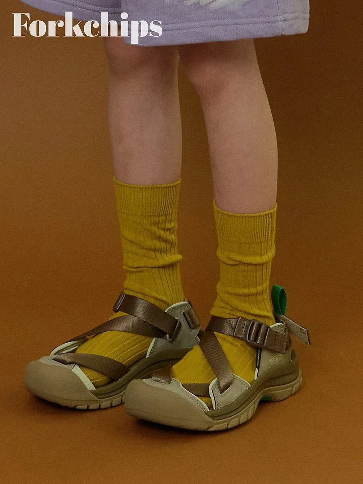 Fork Chips - Korean Children Fashion - #designkidswear - Honey Socks Set - 9