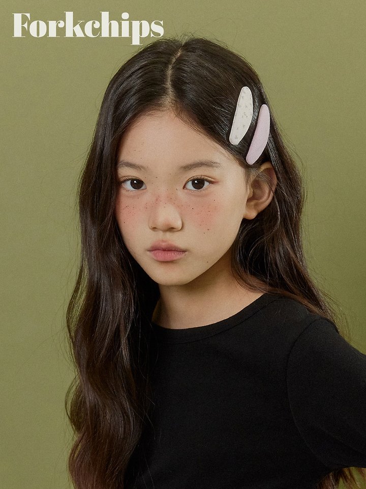 Fork Chips - Korean Children Fashion - #designkidswear - Lavender Hair Clip Set - 3