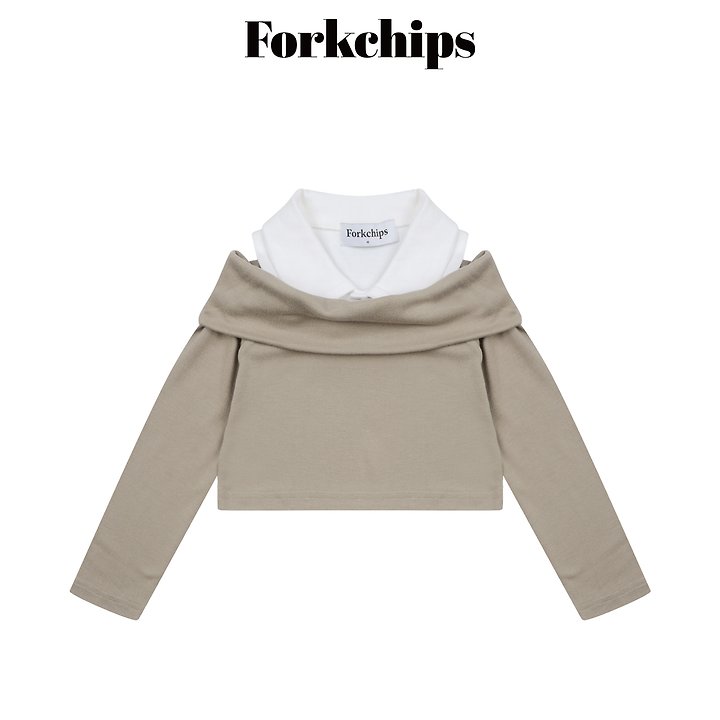 Fork Chips - Korean Children Fashion - #designkidswear - Maple Shoulder Tee