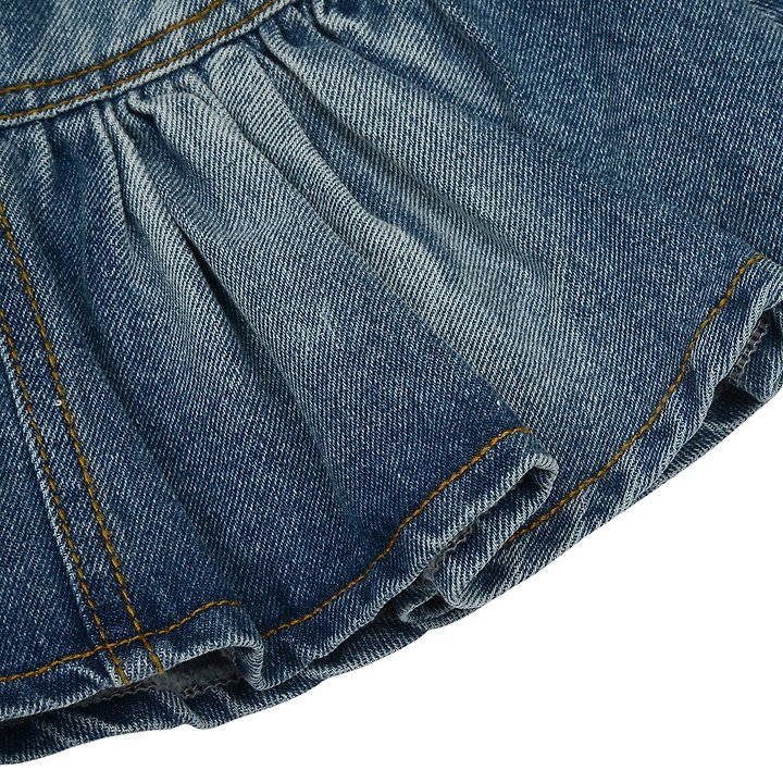 Fork Chips - Korean Children Fashion - #childrensboutique - Wiggle Button Skirt - 4