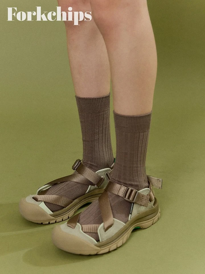 Fork Chips - Korean Children Fashion - #discoveringself - Honey Socks Set - 10