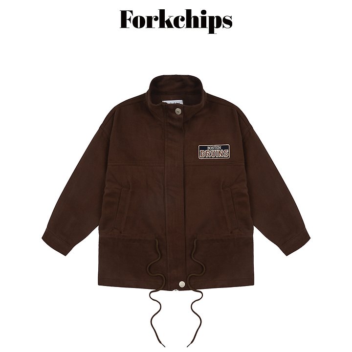 Fork Chips - Korean Children Fashion - #discoveringself - Boston Field Jacket