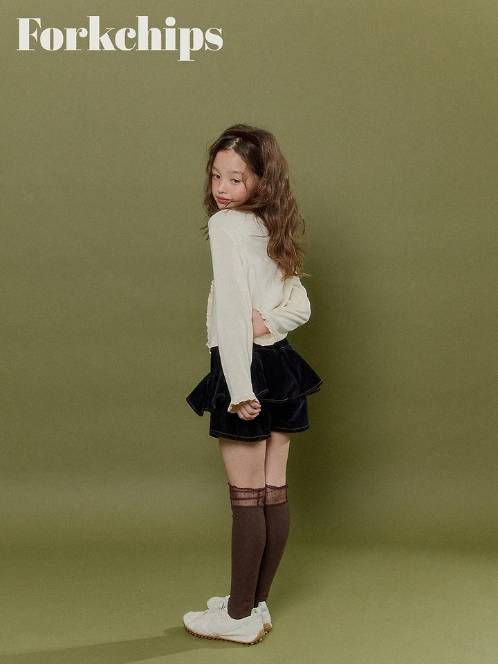 Fork Chips - Korean Children Fashion - #discoveringself - Wavy Cardigan - 8