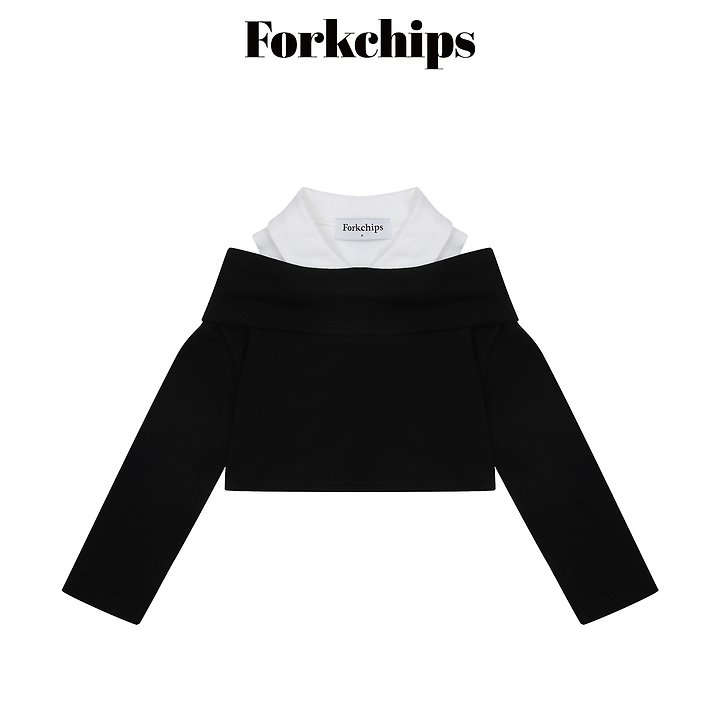 Fork Chips - Korean Children Fashion - #discoveringself - Maple Shoulder Tee - 2