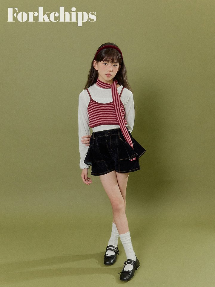 Fork Chips - Korean Children Fashion - #discoveringself - Bear Muffler - 9
