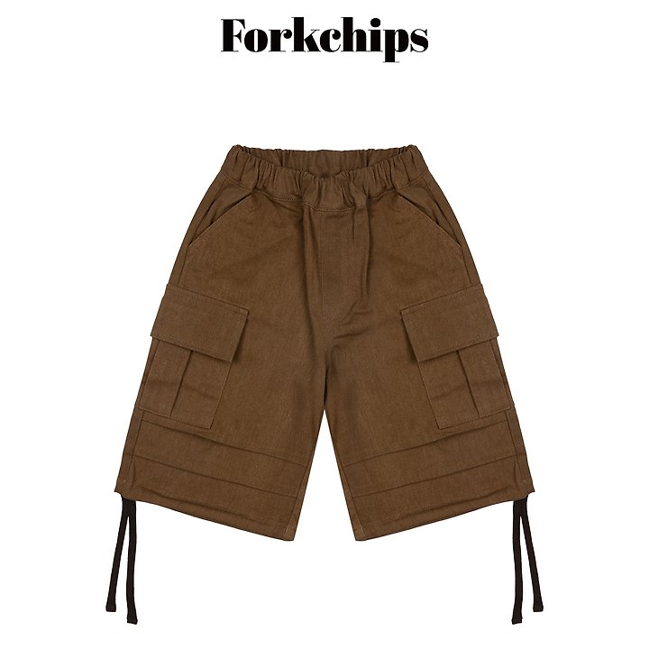 Fork Chips - Korean Children Fashion - #discoveringself - Flow Bermuda Pants