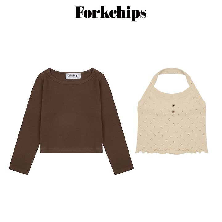Fork Chips - Korean Children Fashion - #fashionkids - Hug Layered Tee