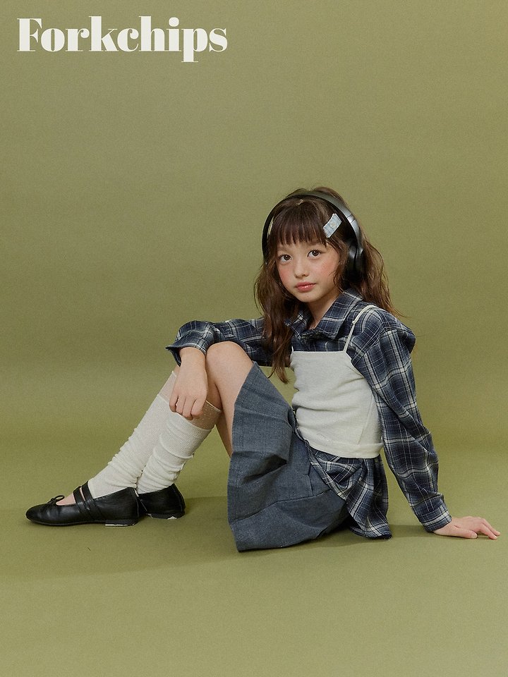 Fork Chips - Korean Children Fashion - #fashionkids - Chic Stone Sleeveless Top - 11
