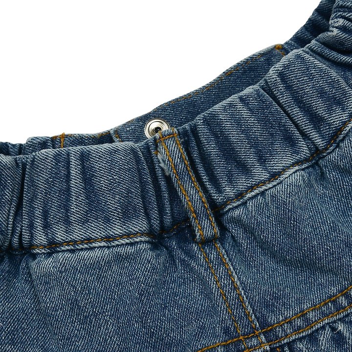Fork Chips - Korean Children Fashion - #fashionkids - Wiggle Button Skirt - 6