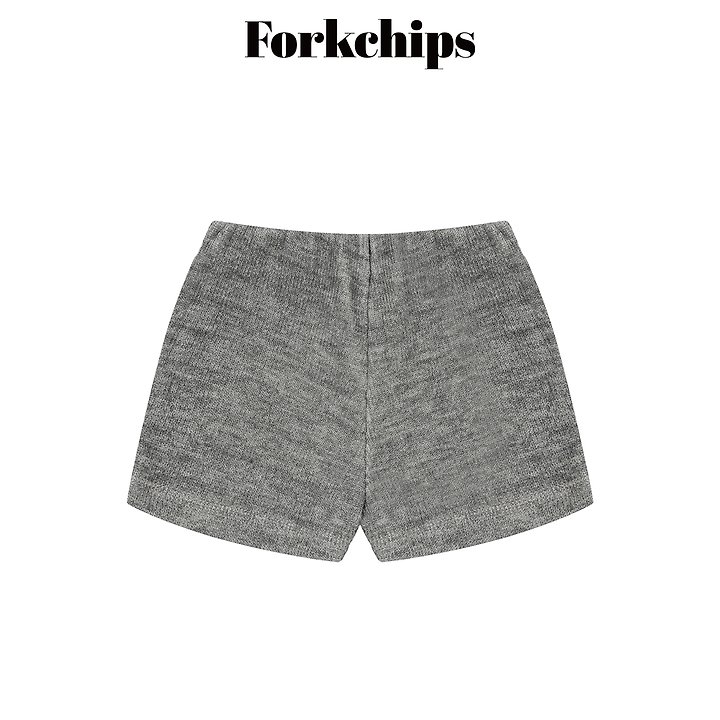 Fork Chips - Korean Children Fashion - #fashionkids - Wool Knit Shorts - 3