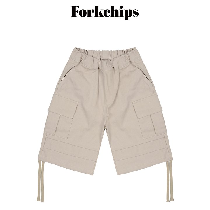Fork Chips - Korean Children Fashion - #fashionkids - Flow Bermuda Pants - 2