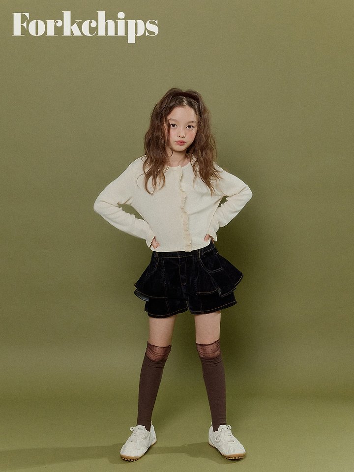 Fork Chips - Korean Children Fashion - #kidsshorts - Wavy Cardigan - 10