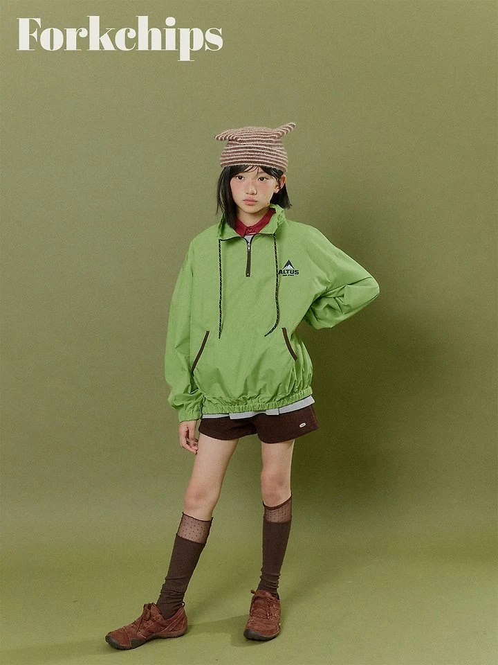 Fork Chips - Korean Children Fashion - #kidsshorts - Atus Anorak - 8