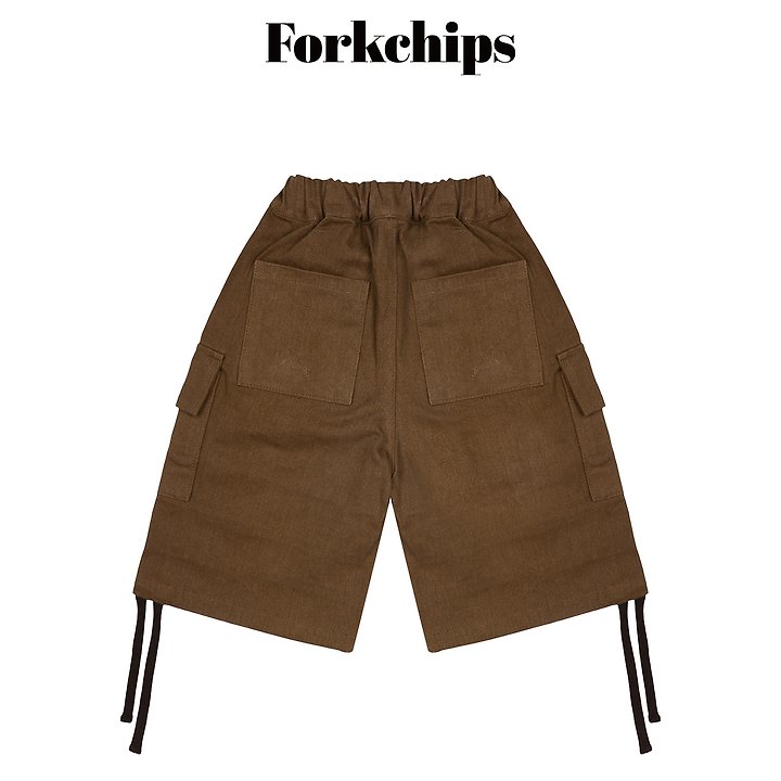Fork Chips - Korean Children Fashion - #kidsshorts - Flow Bermuda Pants - 3