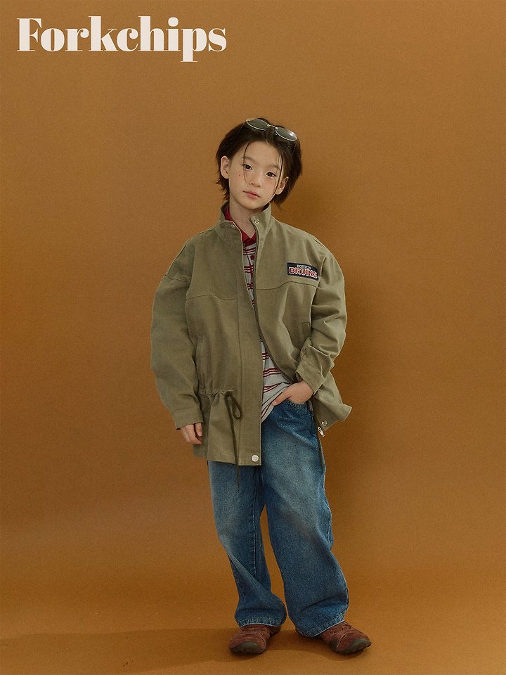 Fork Chips - Korean Children Fashion - #kidsshorts - Boston Field Jacket - 4