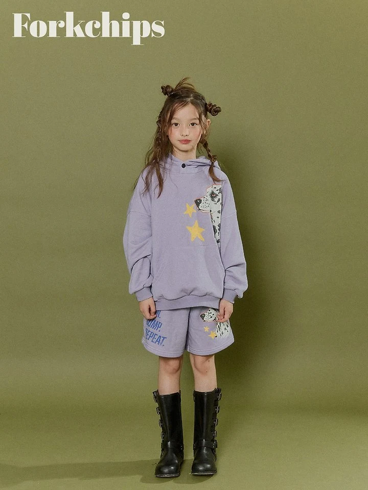 Fork Chips - Korean Children Fashion - #kidsstore - Dalmatian Shorts - 12