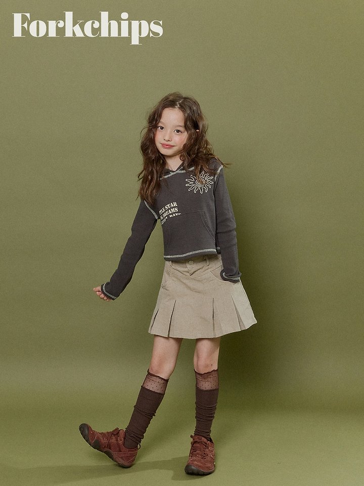 Fork Chips - Korean Children Fashion - #kidsstore - Little Star Hoodie - 7