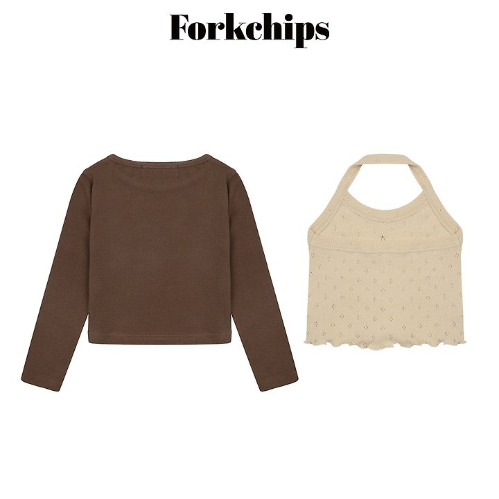 Fork Chips - Korean Children Fashion - #kidsstore - Hug Layered Tee - 3