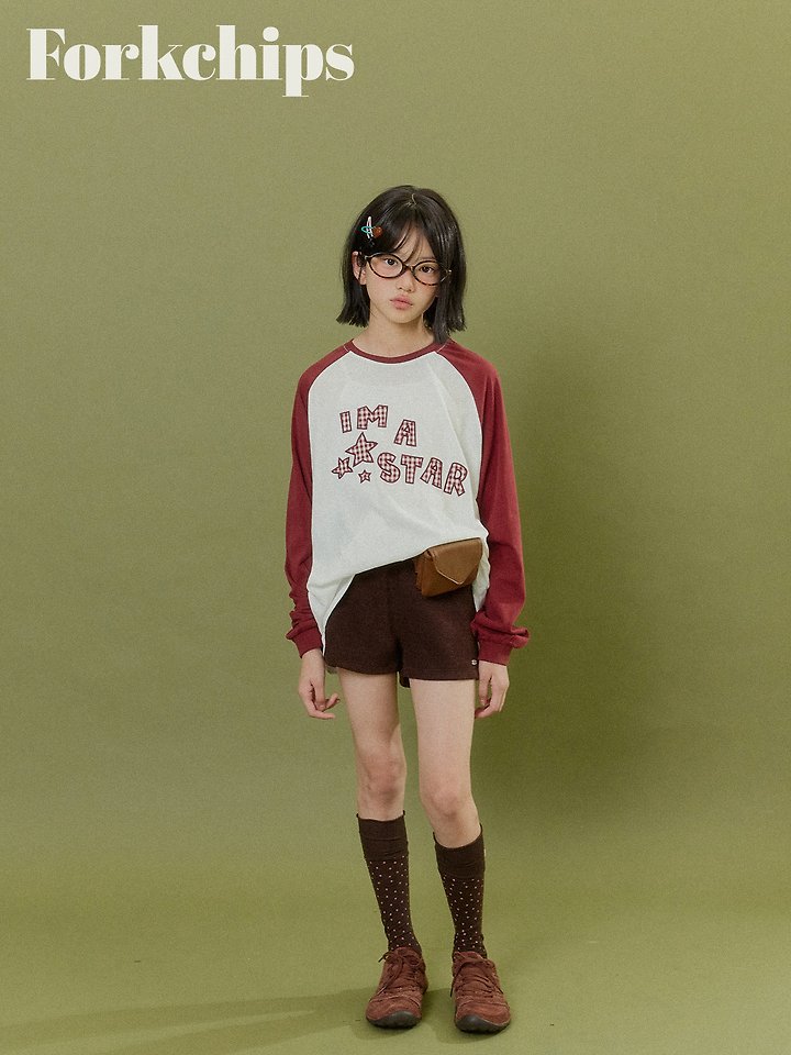 Fork Chips - Korean Children Fashion - #kidsstore - Wool Knit Shorts - 5