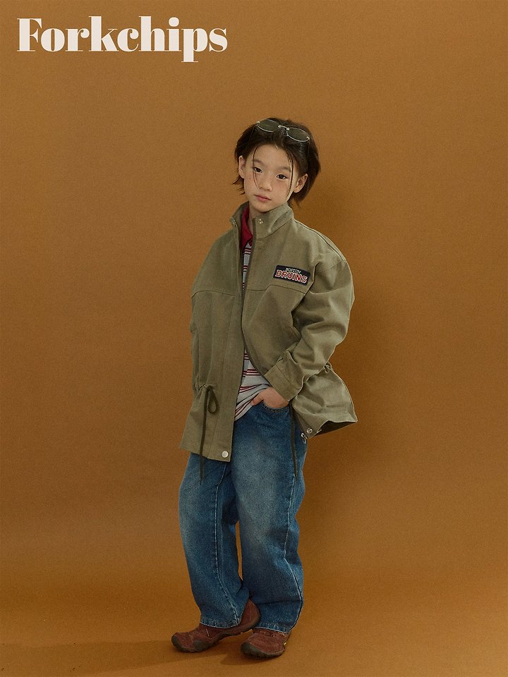 Fork Chips - Korean Children Fashion - #kidzfashiontrend - Boston Field Jacket - 5