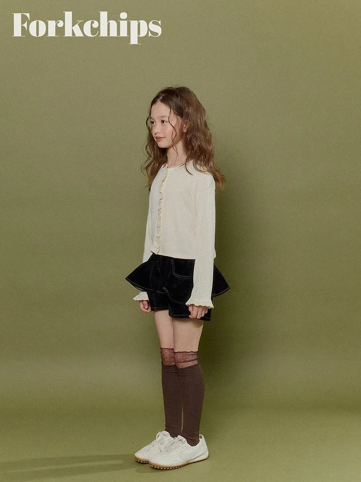 Fork Chips - Korean Children Fashion - #kidzfashiontrend - Wavy Cardigan - 12