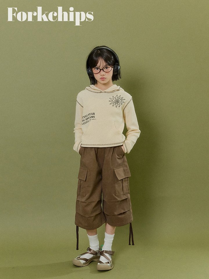 Fork Chips - Korean Children Fashion - #kidzfashiontrend - Little Star Hoodie - 8