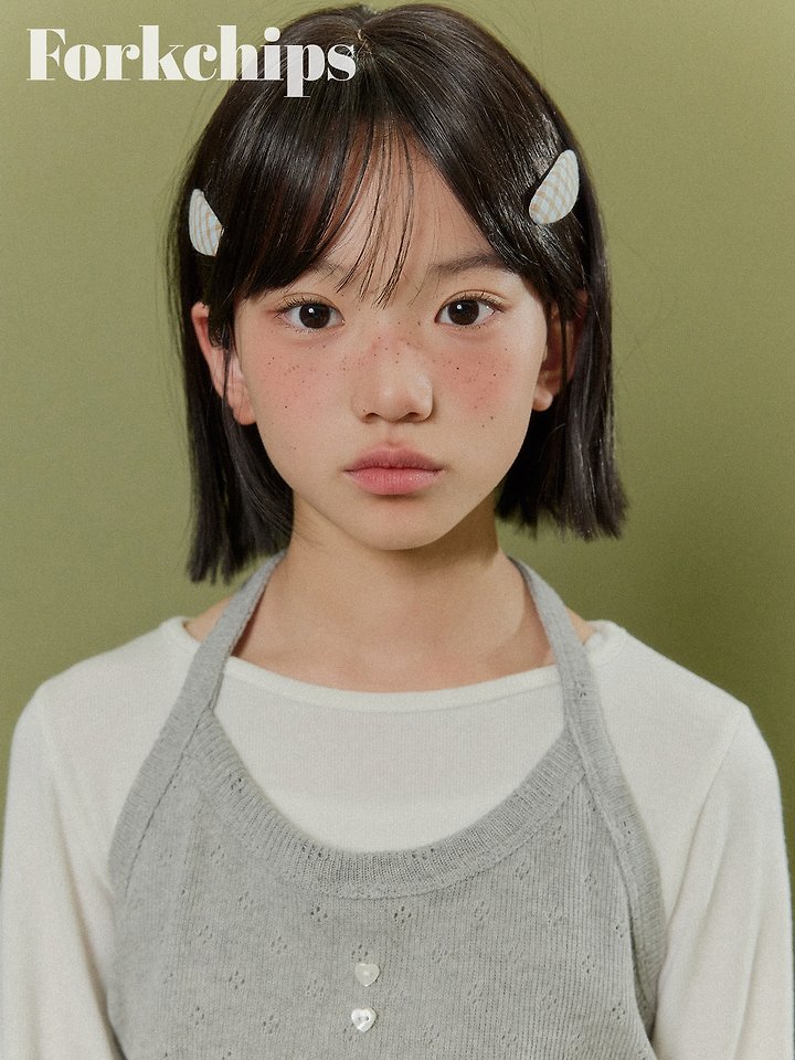 Fork Chips - Korean Children Fashion - #kidsstore - Hug Layered Tee - 4